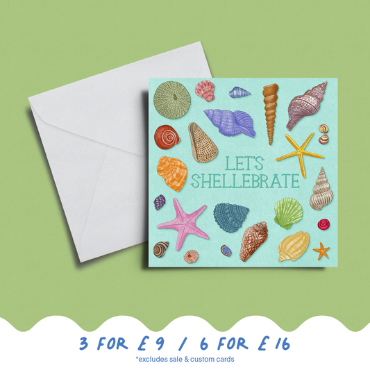 'Lets Shellebrate' Card