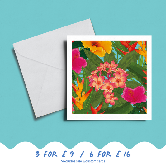 'Vibrant Tropics' Card